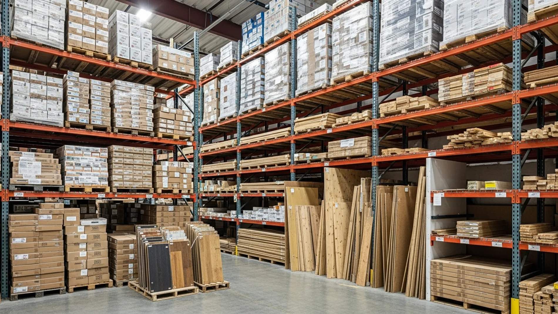 Biros Services materials warehouse